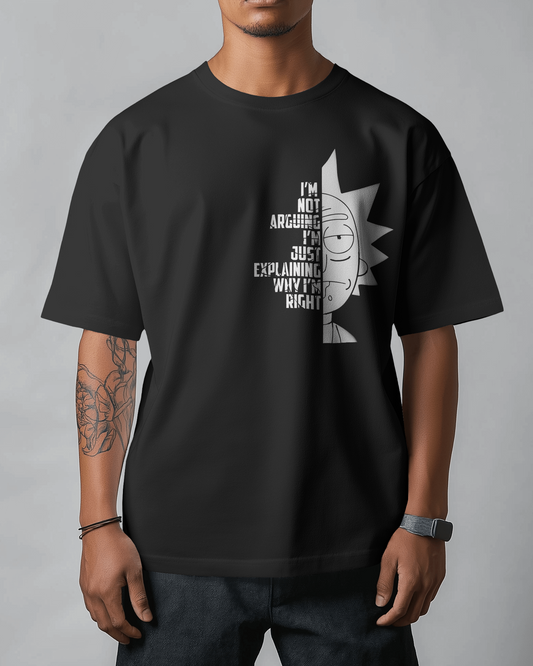 Oversized Rick and Morty T-Shirt| Unisex