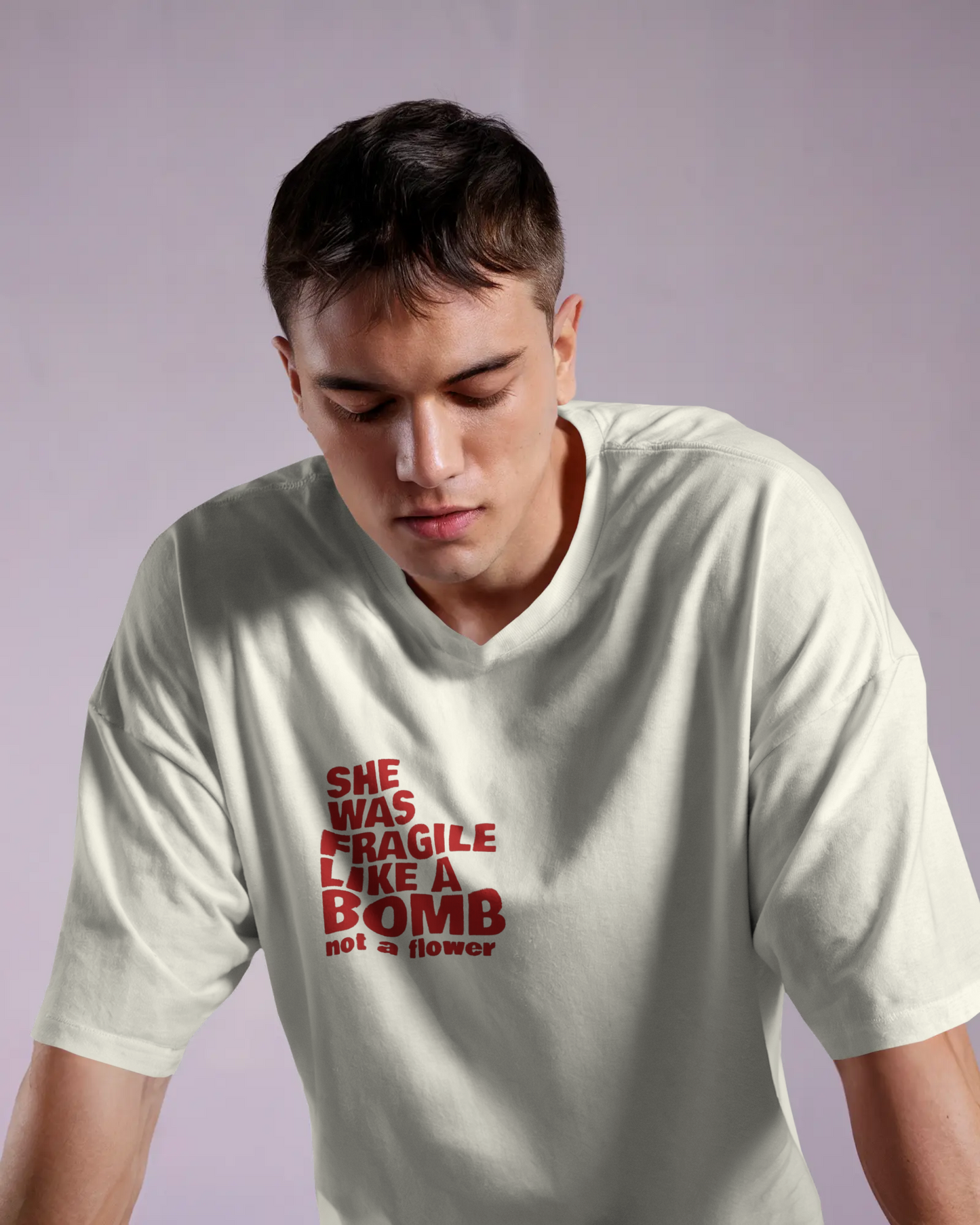 "SheWas" Basic Cotton T-shirt| Men