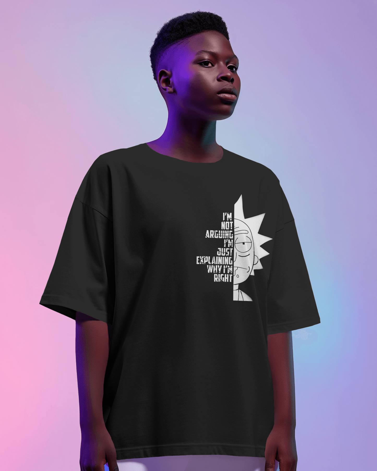 Oversized Rick and Morty T-Shirt| Unisex