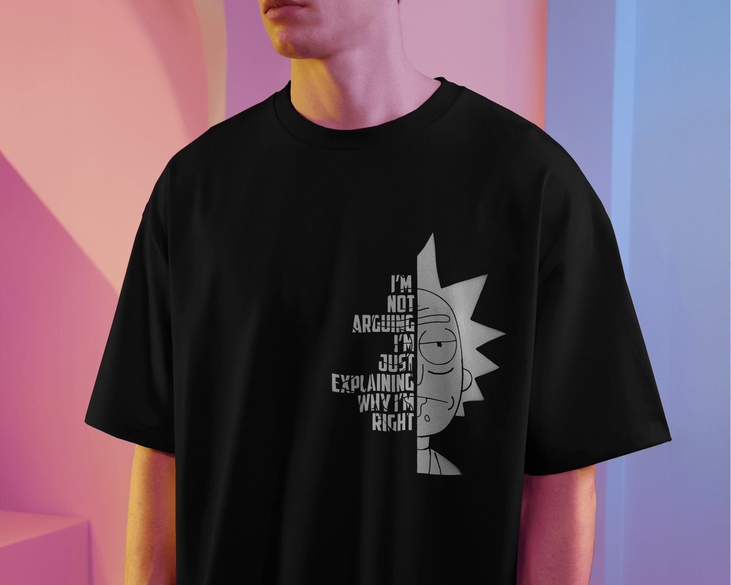 Oversized Rick and Morty T-Shirt| Unisex